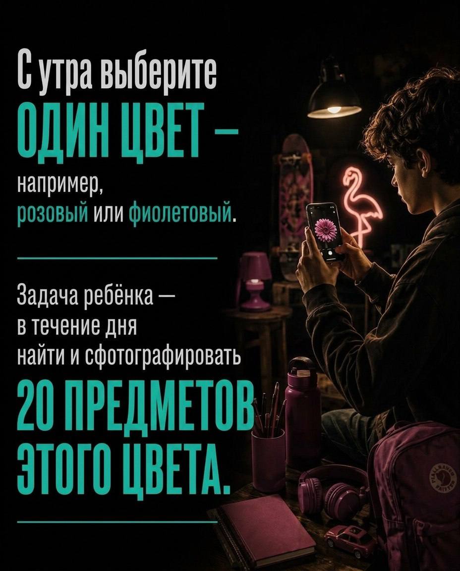 Простое упражнение для ребёнка на АКТЕРСКОЕ ВНИМАНИЕ👌