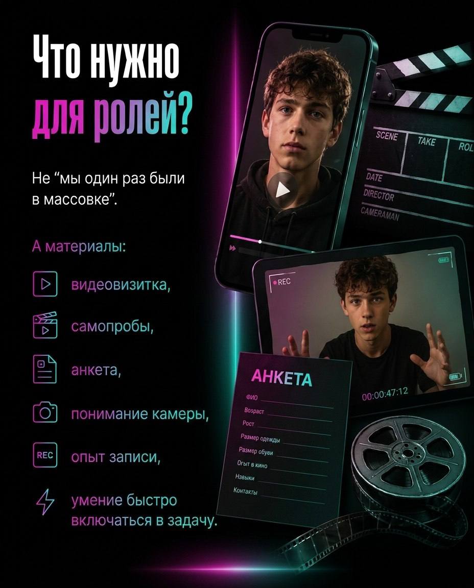 🗣️Идти в массовку или ждать большую роль?